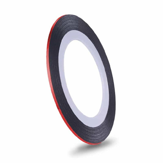 White Smoke Nail Art Striping Tape - 0.5mm - Laser Red