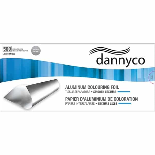 White Smoke Dannyco Aluminum Colouring Foil 500sheets Silver Light 27005