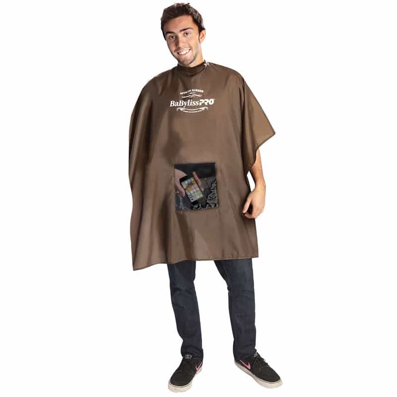 White Smoke BaBylissPRO Smart Cutting Cape 44"x58"- BESMARTBARUCC 34458