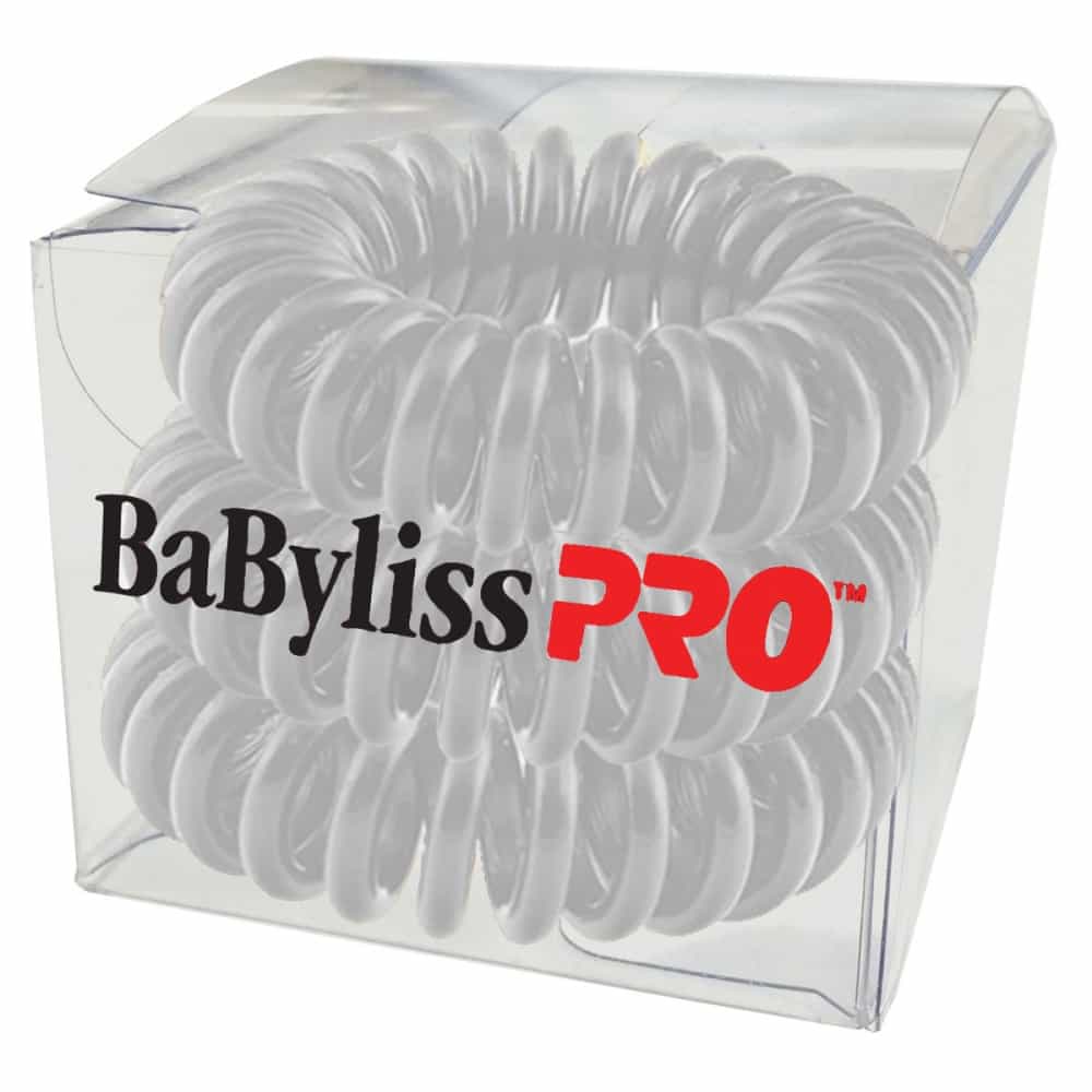 Gray BaBylissPRO Traceless Hair Rings 3pcs BESHRINGWHUCC 35580
