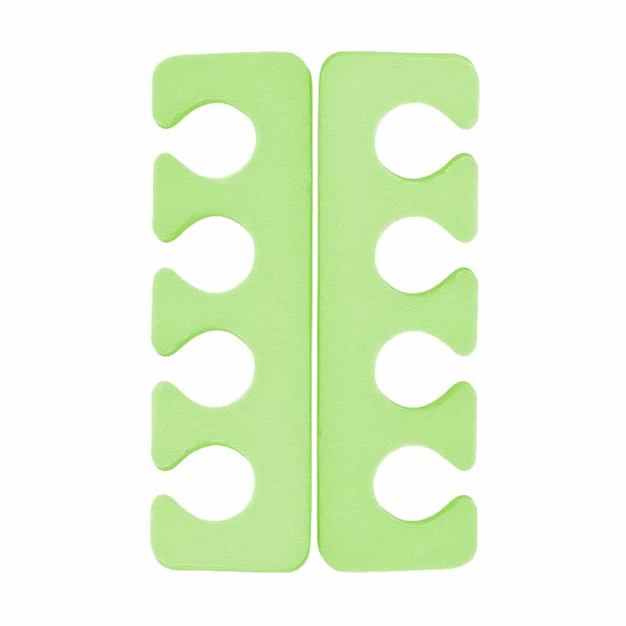 Pale Green Berkeley Toe Separator 9mm EVA Soft Foam 10pairs-TS401-Green