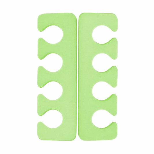 Pale Green Berkeley Toe Separator 9mm EVA Soft Foam 10pairs-TS401-Green