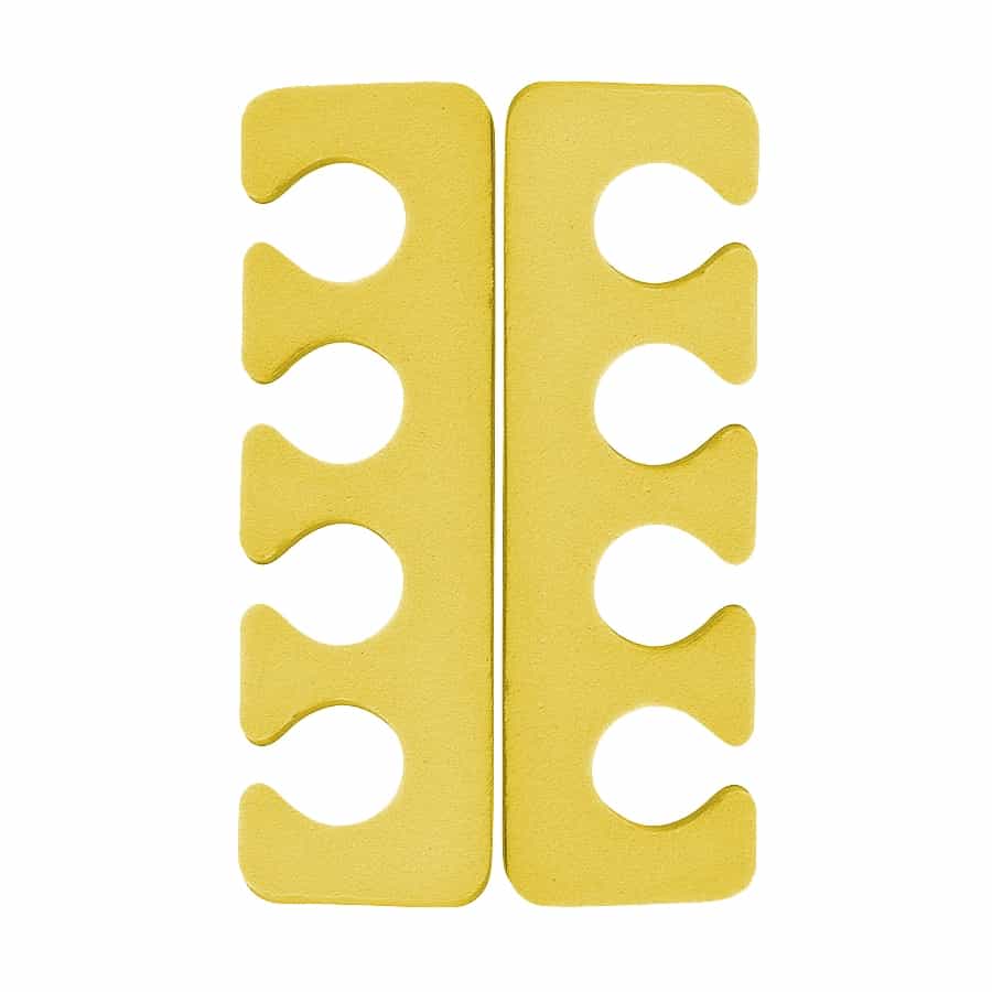 Sandy Brown Berkeley Toe Separator 9mm EVA Soft Foam 10pairsTS401-Yellow