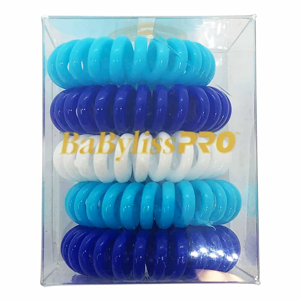 Light Gray BaBylissPRO Traceless Hair Rings 5pcs - BESHRING1MEC 42162