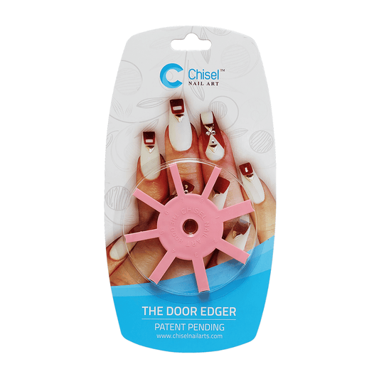 Light Gray Chisel Nail Art Patent Pending - The Door Edger