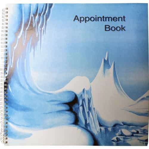 Sky Blue Economy 100-Page Appointment Book 6-Column AB126