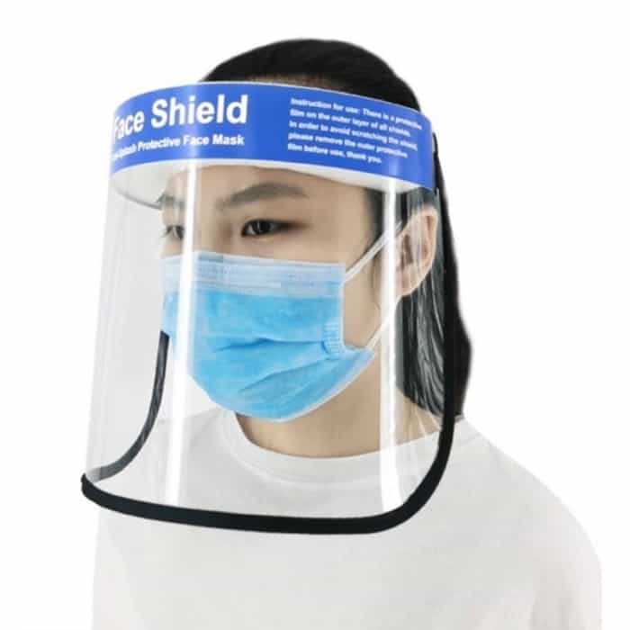 White Smoke Face Shield Anti-Splash Protective Face Mask
