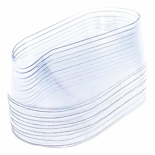 White Smoke IBD Dip & Sculpt Clear Plastic Tray IBDDT Pack of 10