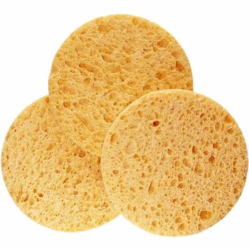 White Smoke Natural Round Cellulose Beauty Sponges 50pk, 86362-NAT