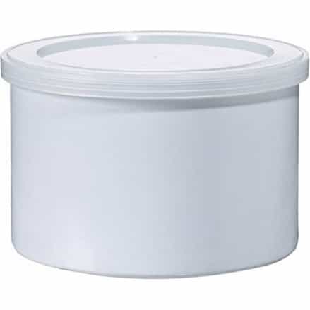 Light Gray Metal 16 oz Can With Plastic Cover MP7958