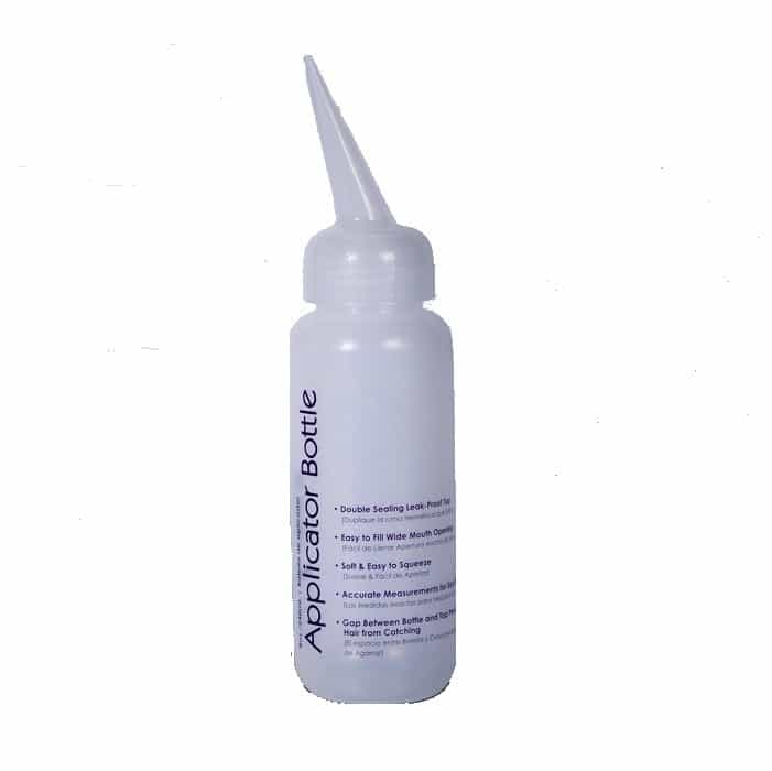 White Smoke Applicator Bottle, SlantTip, 38MM Neck 8 oz. , 8-BSLT