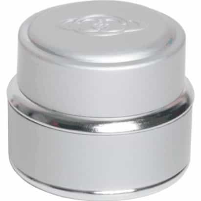 Gray Berkeley Aluminum Cladded Glass Jars Silver 0.5 oz. BT121SV