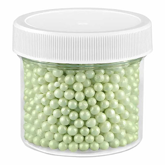 Lavender Clear Round Wide-Mouth Plastic Jar 2 oz White Cap 00796