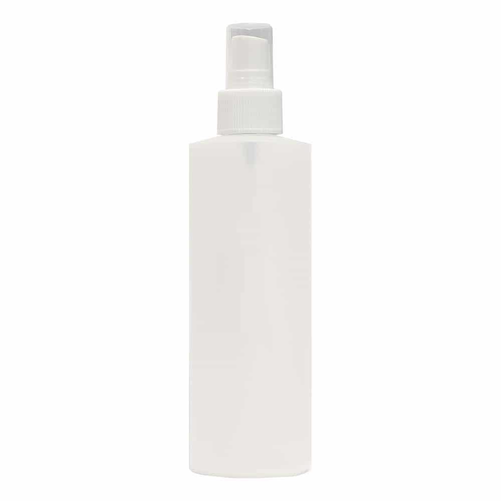 Lavender Cylinder Spray Bottle 8 oz - White 00706