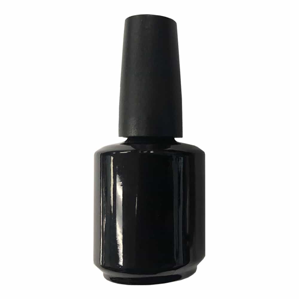 Black Berkeley Painted Bottle 0.5 oz/15mm GLOSSY BLACK BT253-GB