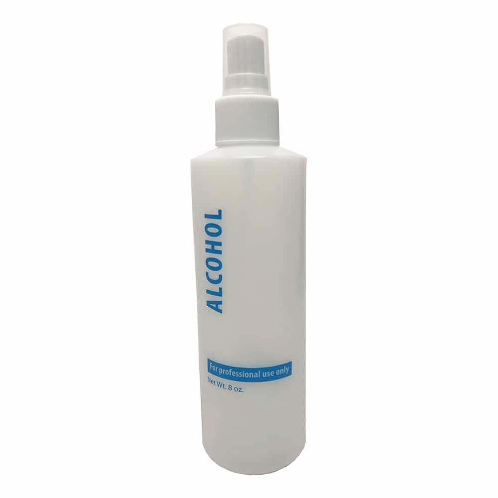 Gray Cre8tion Mist Sprayer Plastic Bottle 8 oz - Alcohol 26023