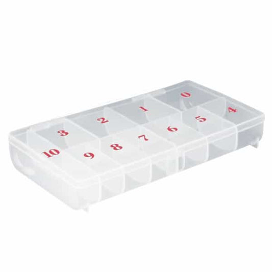 White Smoke Berkeley 11-Slot Large Soft Plastic Tip Box PC323SP