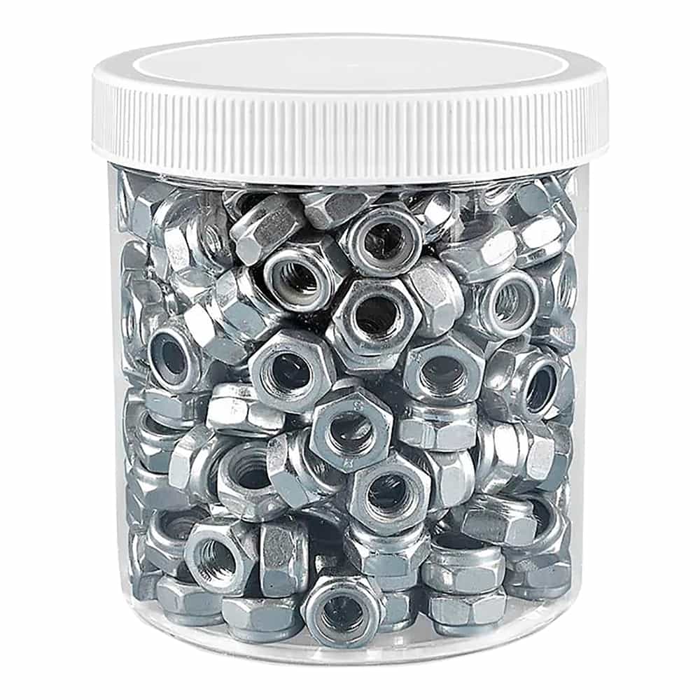 Lavender Clear Round Wide-Mouth Plastic Jar 16 oz White Cap 00807