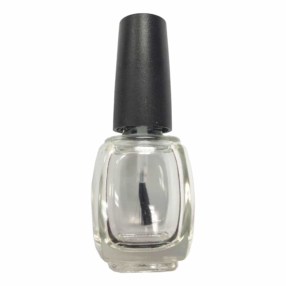 White Smoke Berkeley 0.5 oz Clear Oval Square Bottle (15mm Neck)BT254-CL