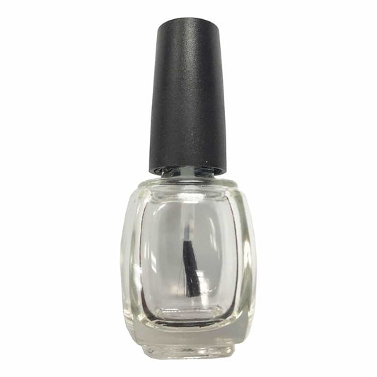 White Smoke Berkeley 0.5 oz Clear Oval Square Bottle (15mm Neck)BT254-CL