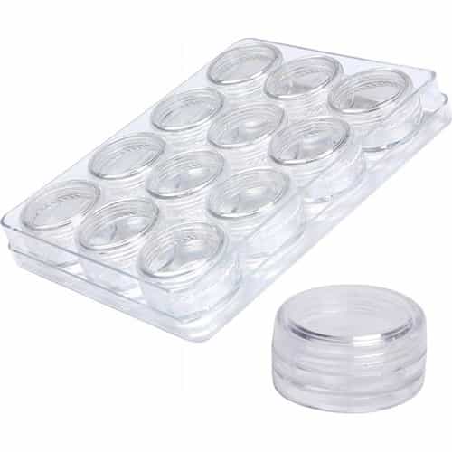 White Smoke Berkeley 5ml Round Jar 1.17" x 0.62" Pack of 12 - BT632