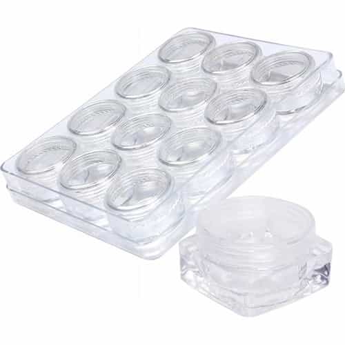 White Smoke Berkeley 5ml Square Jar 1.17"x1.17" x 0.62" 12 Pack - BT633