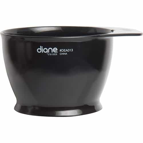 White Smoke Diane By Fromm 12 oz DeepTint Bowl Black