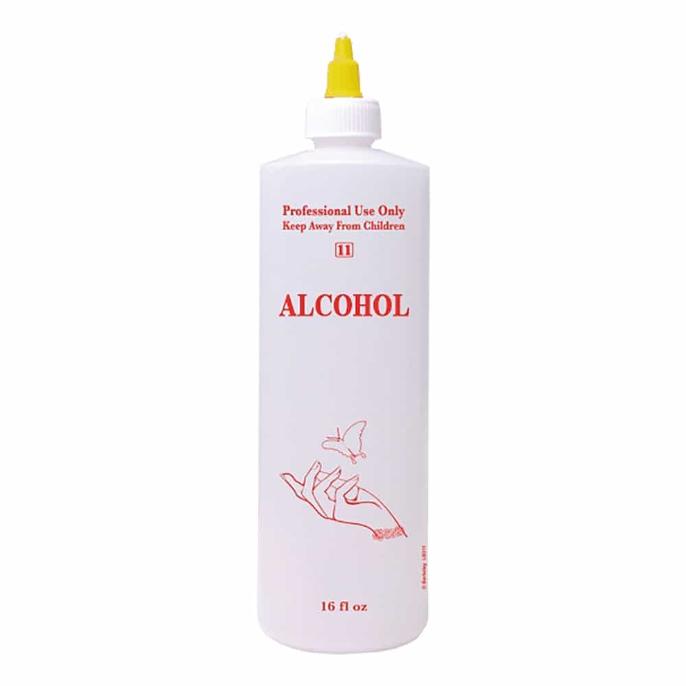 Lavender 16oz Labeled Bottle With Cap - Alcohol - LB512