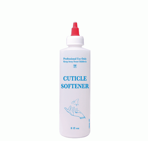 Lavender 8oz Labeled Bottle With Cap - Cuticle Softener - LB507