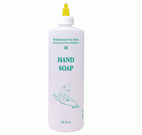 Lavender 16oz Labeled Bottle With Cap - Hand Soap - LB515