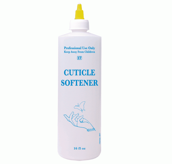 Lavender 16oz Labeled Bottle With Cap - Cuticle Softener - LB517
