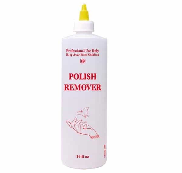Lavender 16oz Labeled Bottle With Cap - Polish Remover - LB519