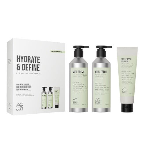 White Smoke AG Hydrate & Define Curl Fresh Holiday Trio