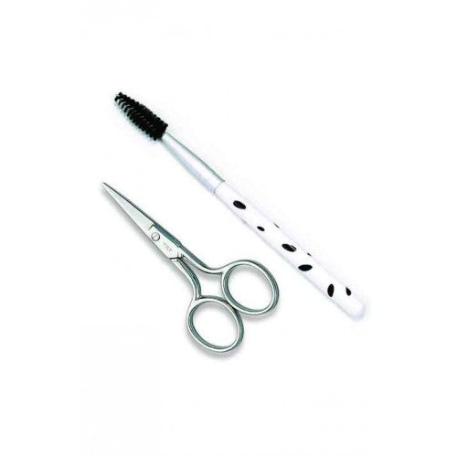 White Smoke Ultra Beautiful Brows Scissors Spoolie 2pk
