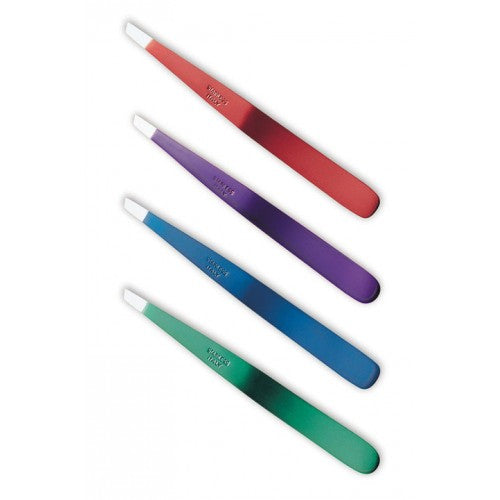 White Smoke Ultra Fiesta Slant Tip Tweezers
