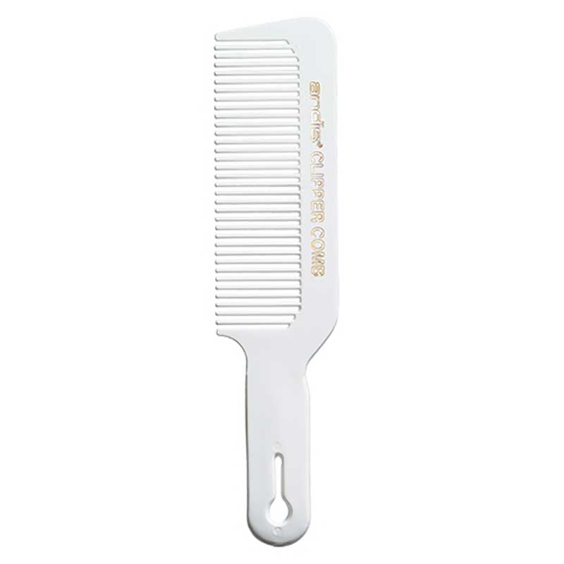 Lavender Andis  (12499) Clipper Comb with Handle  White
