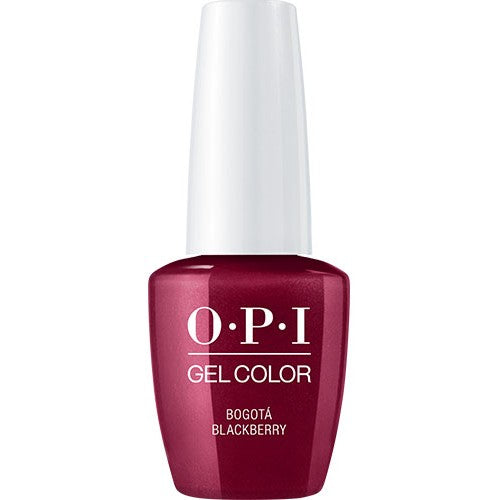 White Smoke OPI GelColor Bogota Blackberry 0.5oz