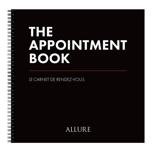 Black Allure Appointment Book - 6 Column