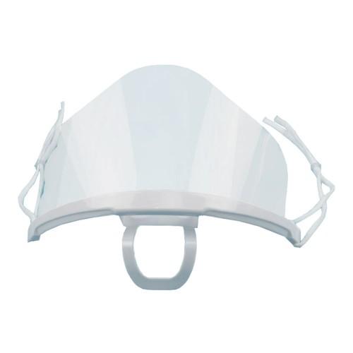 White Smoke Allure Lower Face Shield Clear