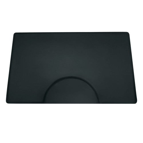 Dark Slate Gray Allure Rectangular Mat Black