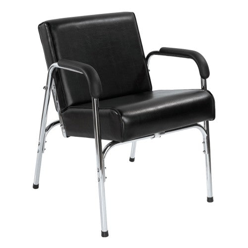 White Smoke Allure Shampoo Chair Black