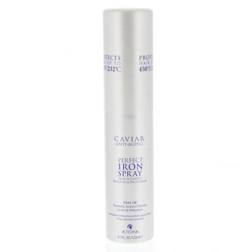 Light Gray Alterna Caviar Styling Perfect Iron Spray 4.1oz