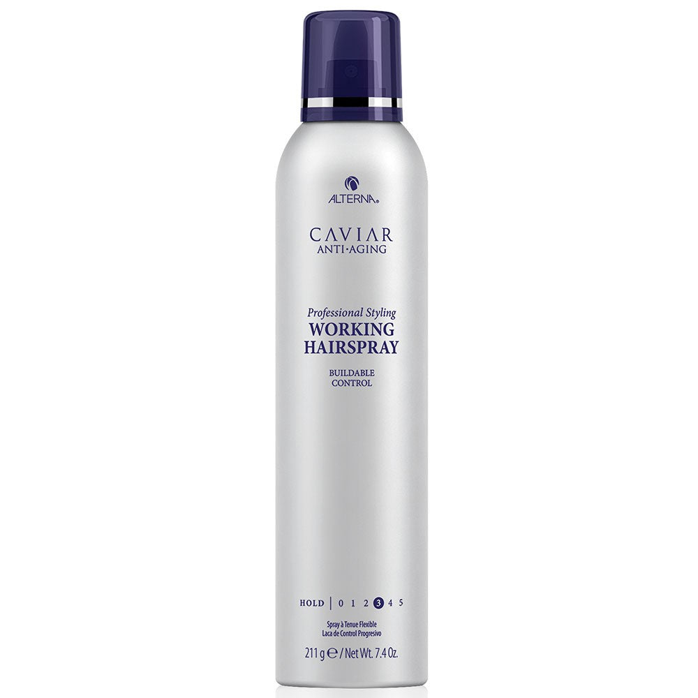 Gray Alterna Caviar Styling Working Hairspray