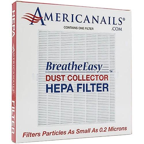 Light Gray Americanails Breathe Easy HEPA Filter