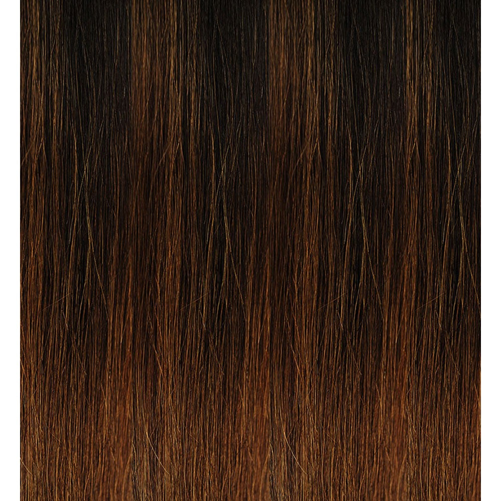 Black Aqua Tape-In Extensions #1B/4 Balayage 10pc