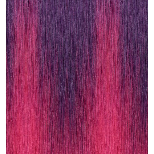 Maroon Aqua Tape-In Hair Extensions Purple/Pink Balayage 18"