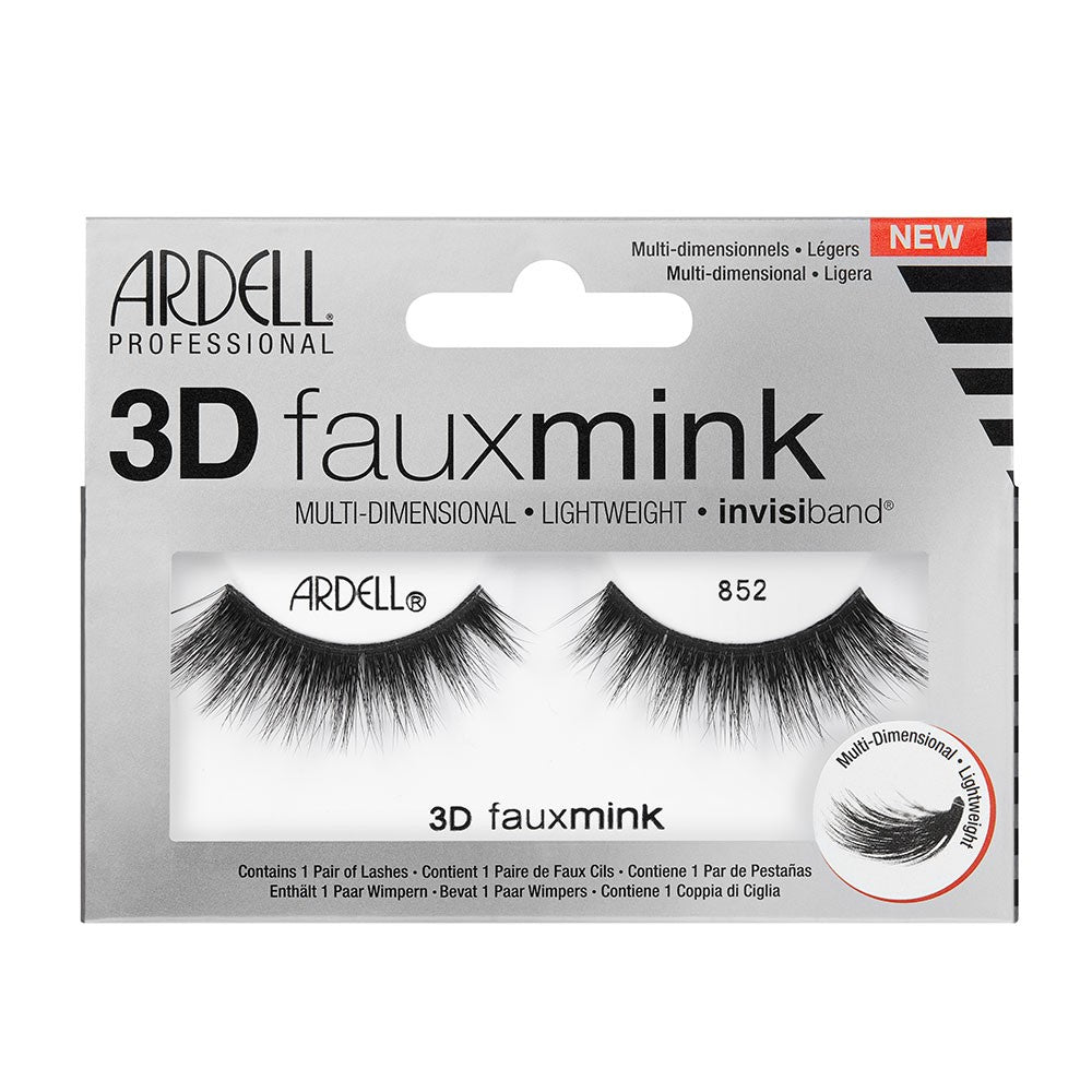 Light Gray Ardell 3D Faux Mink Lashes Black