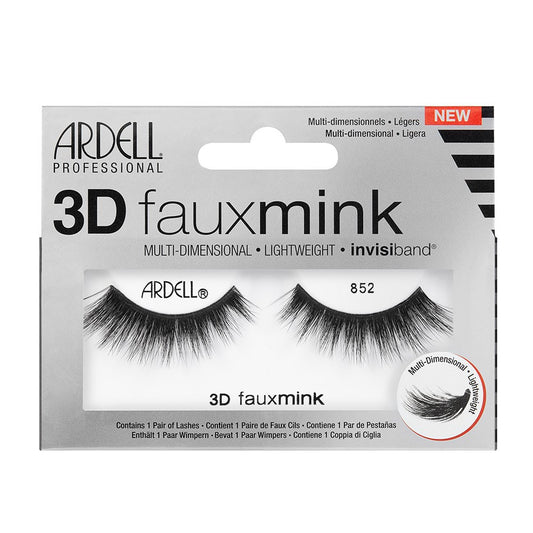 Light Gray Ardell 3D Faux Mink Lashes Black