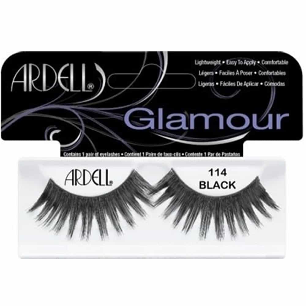 Black Ardell Glamour Fashion Lashes - 114 Black