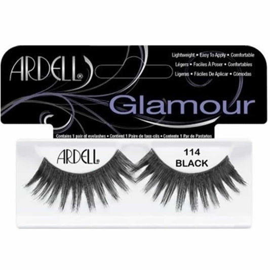 Black Ardell Glamour Fashion Lashes - 114 Black